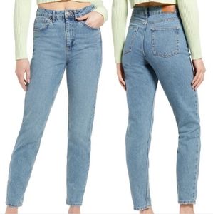 BDG Nordstrom mom jeans denim high waist tapered leg 25W 32L NEW